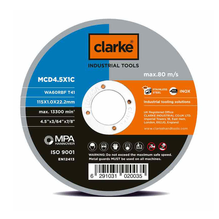 Steel Cutting Disk 4.5” 1mm (Pcs)